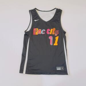 Nike Basketball Jersey Men's Small White Black Reversible Mesh Practice Training
